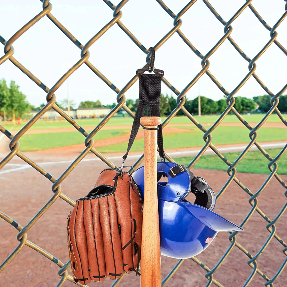 Dugout Organizer 3-in-1 Dugout Gear Hanger Organizer for Baseball Softball Hold Bats Helms Gloves Attaches