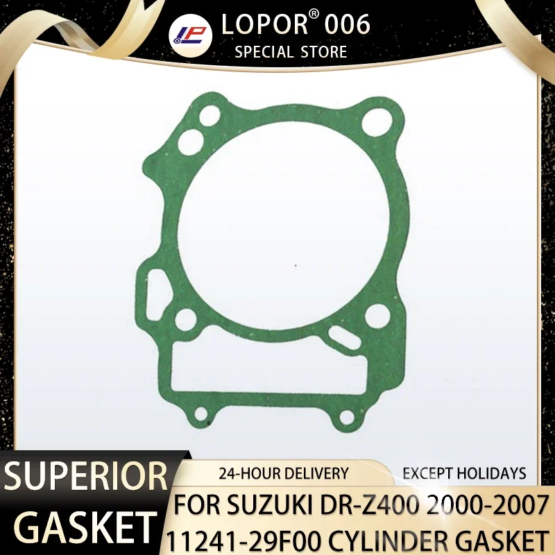 

Motorcycle Engine Cylinder Base Seal Gasket For SUZUKI DR-Z400 DRZ400 DRZ DR-Z 400 2000-2007 11241-29F00 11241-29F11