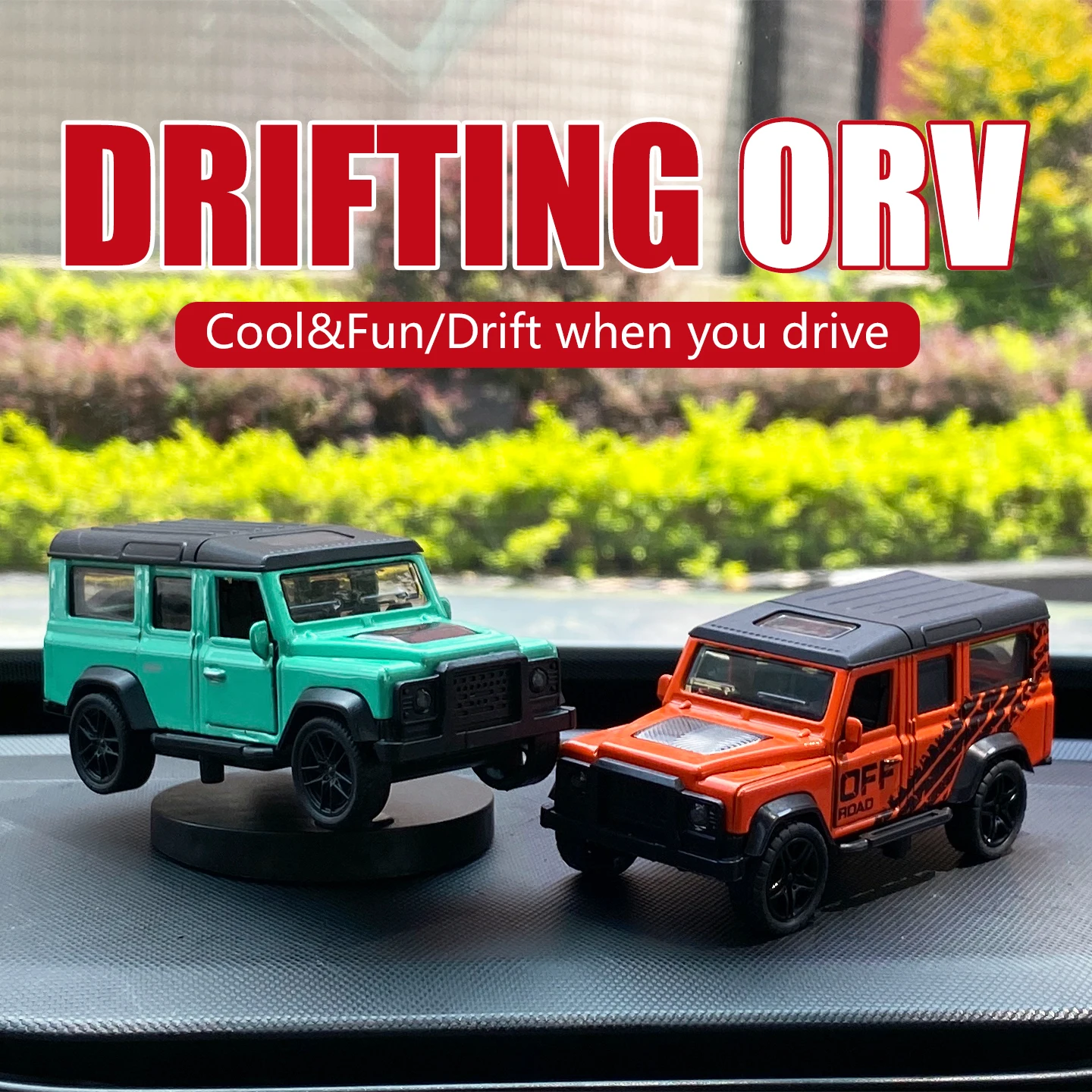 관성 드리프트 ORV 자동차 장식품 대시보드 오프로드 차량 모델 스윙 스웨이 멋진 재미있는 아이템 인테리어 액세서리 장식 남성용