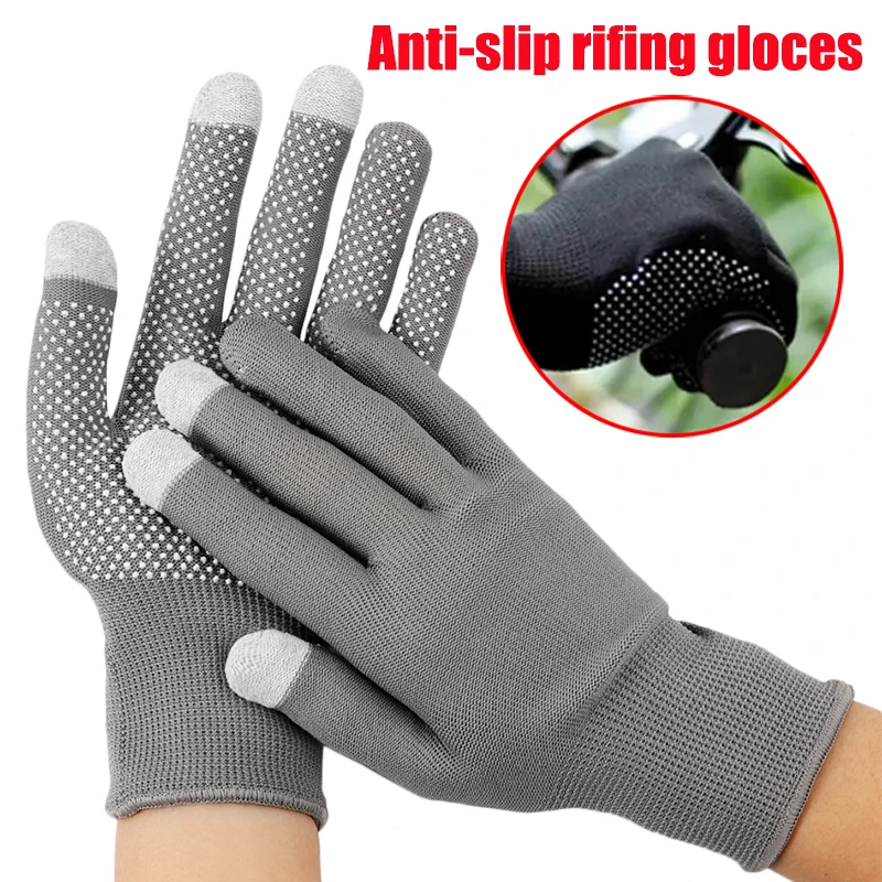 

Men Riding Anti-slip Gloves for Motorcycle Cycling Outdoor Sports Glove for Men Women Thin Breathable Work Touchscreen Gloves