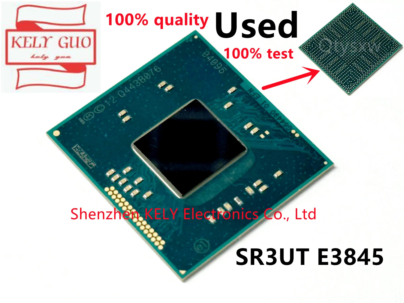 

100% test very good product SR3UT E3845 cpu bga chip reball with balls IC chips