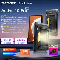 World Premiere Blackview Active 10 Pro 5G Rugged Tablet, MTK 7300, 11" FHD+ Display, 12GB 256GB/512GB, 30000mAh,108MP AI Camera 1