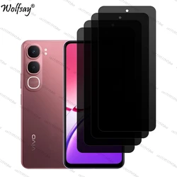 Premium Anti - Spy Tempered Glass Privacy Screen Protector with Camera Lens Film for 6.68 - Inch Smartphones (4 Front Glass)
