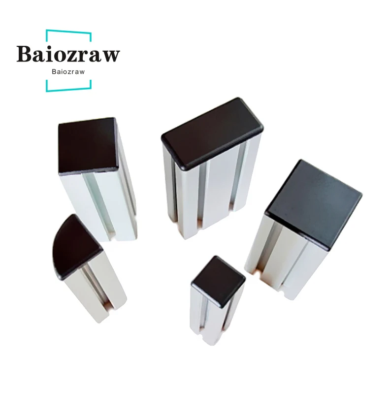 Black Plastic End Cap Cover Plate for 2040 3030 3060 3030R 4040 4080 4040R 4545 EU Aluminum Profile 5/10/20/50PCS aluminum profile end cap,aluminum profile