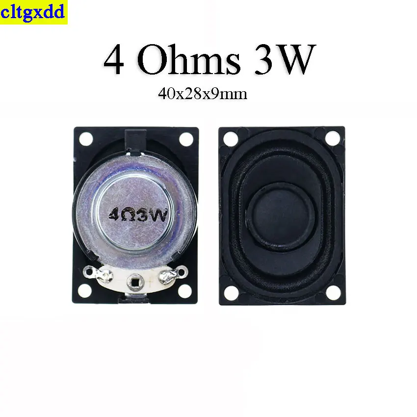 2piece/Lot LCD Monitor/TV Speaker Horn 3W 4R 4028 2840 Loud speaker 4 ohms 3 Watt 4R 3W 40*28*9MM lcd monitor speaker