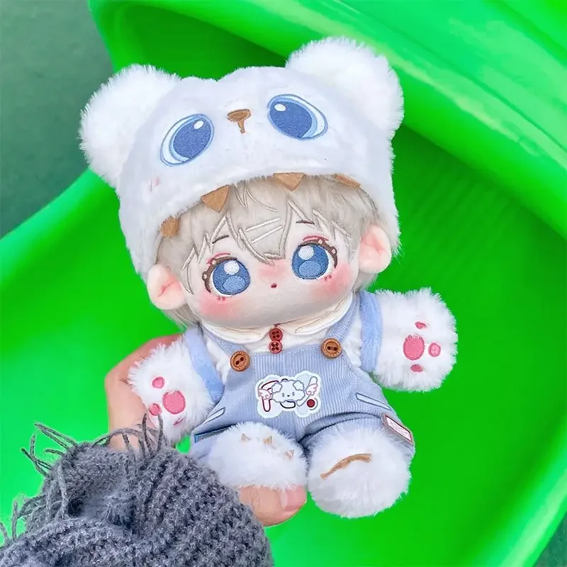 20cm Cute Monster Attack Baby Clothes Cotton Doll Clothes Male Monster Winter Cute Strap Pants 6