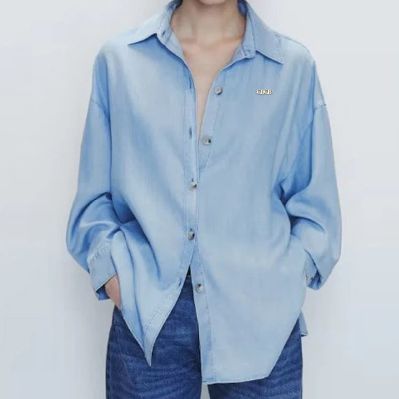 Kedera Chaqueta De Mezclilla De Manga Corta Para Mujer, Con Botones, Chal De Mezclilla Elástico, Abrigo De Mezclilla, Azul