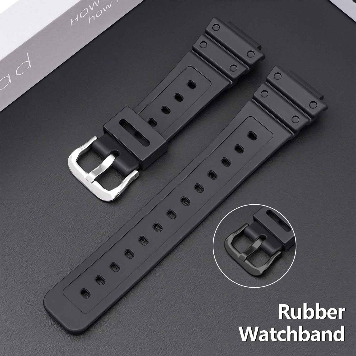 Silicone Rubber Band Strap for Watches - Premium Durable Bracelet Replacement