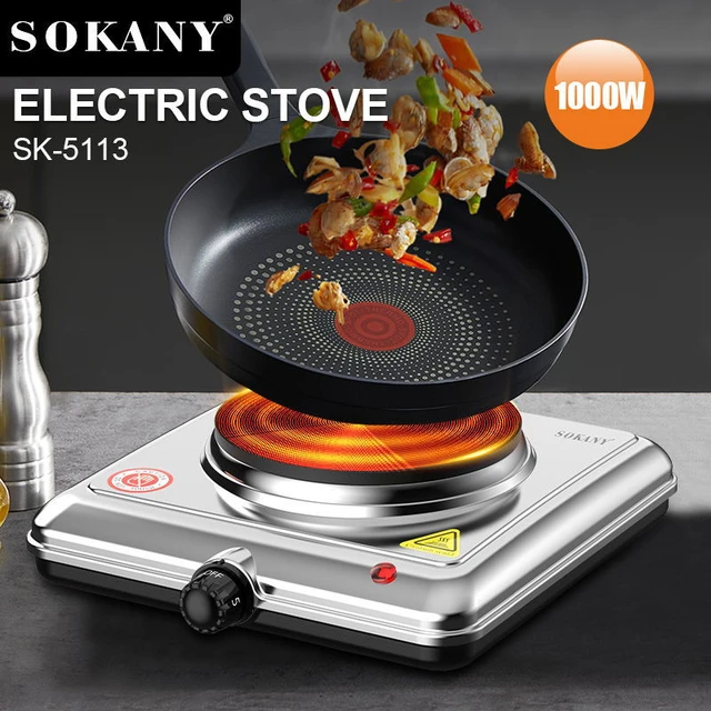 110/220V Electric Burner Hotplate Coffee Heating Stove 2 Pots Heater  Induction Cooker Stove Furnace Adjustable Temperature 2000W - AliExpress