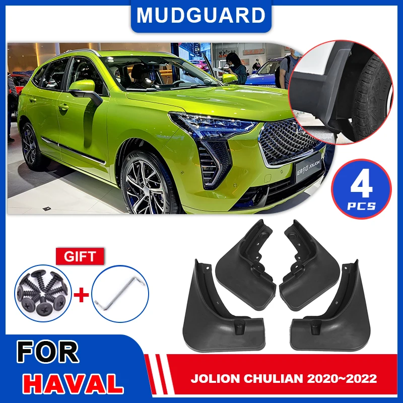 

Брызговики для Haval Jolion Chulian 2020 2021 2022, брызговики, брызговики, щитки, брызговики, грязевые автозапчасти, защитные аксессуары