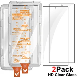 Premium Privacy Screen Protector 3 - Pack - Tempered Glass Anti - Spy Protective Film with Dust - Free Installation - Galaxy Z Fold 7 (2Pack HD Clear)