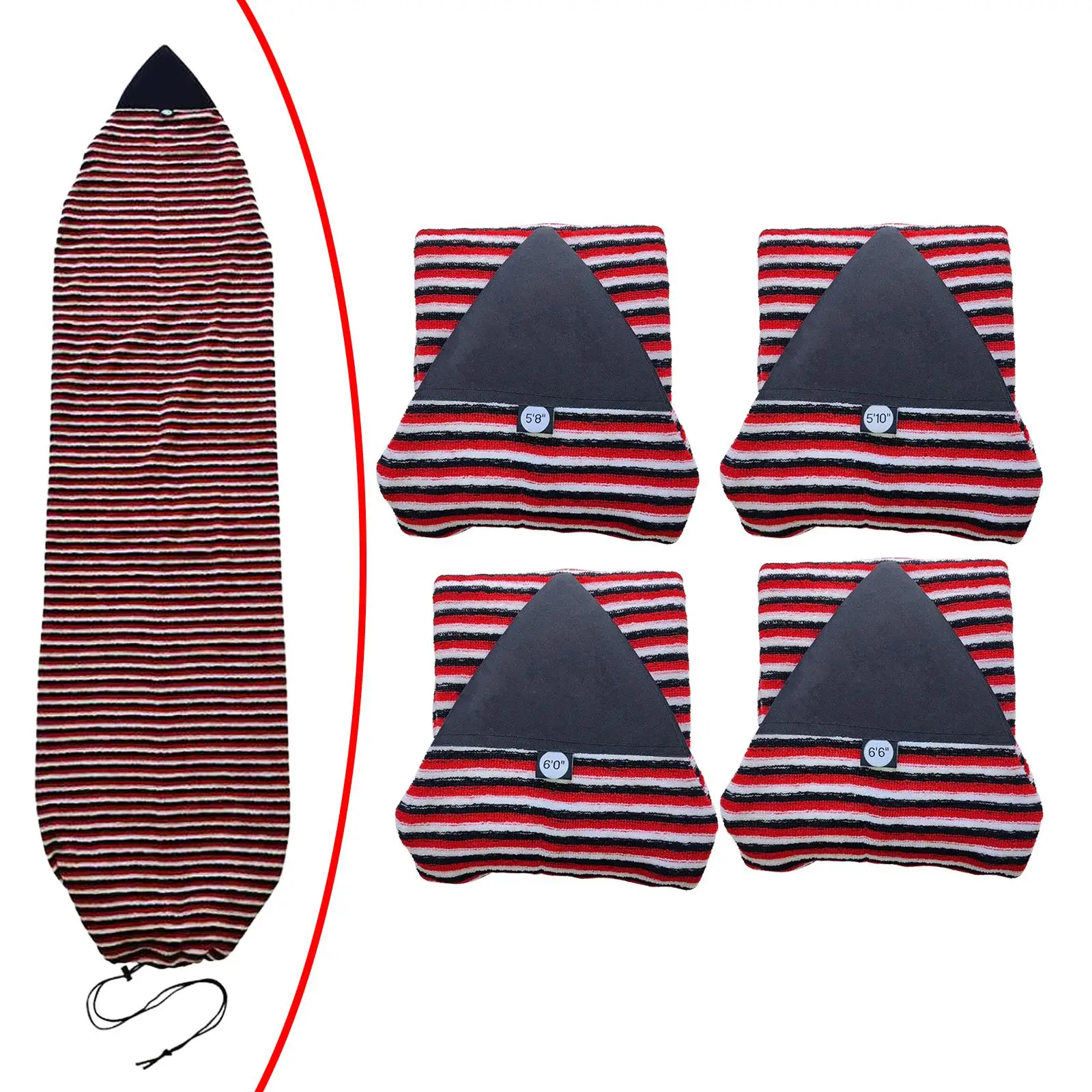 Surfboard Sock Cover Protector Protective Board Bag Surf Bag Sock Sleeve for Shortboard Paddleboard Snowboard Longboard Surfing