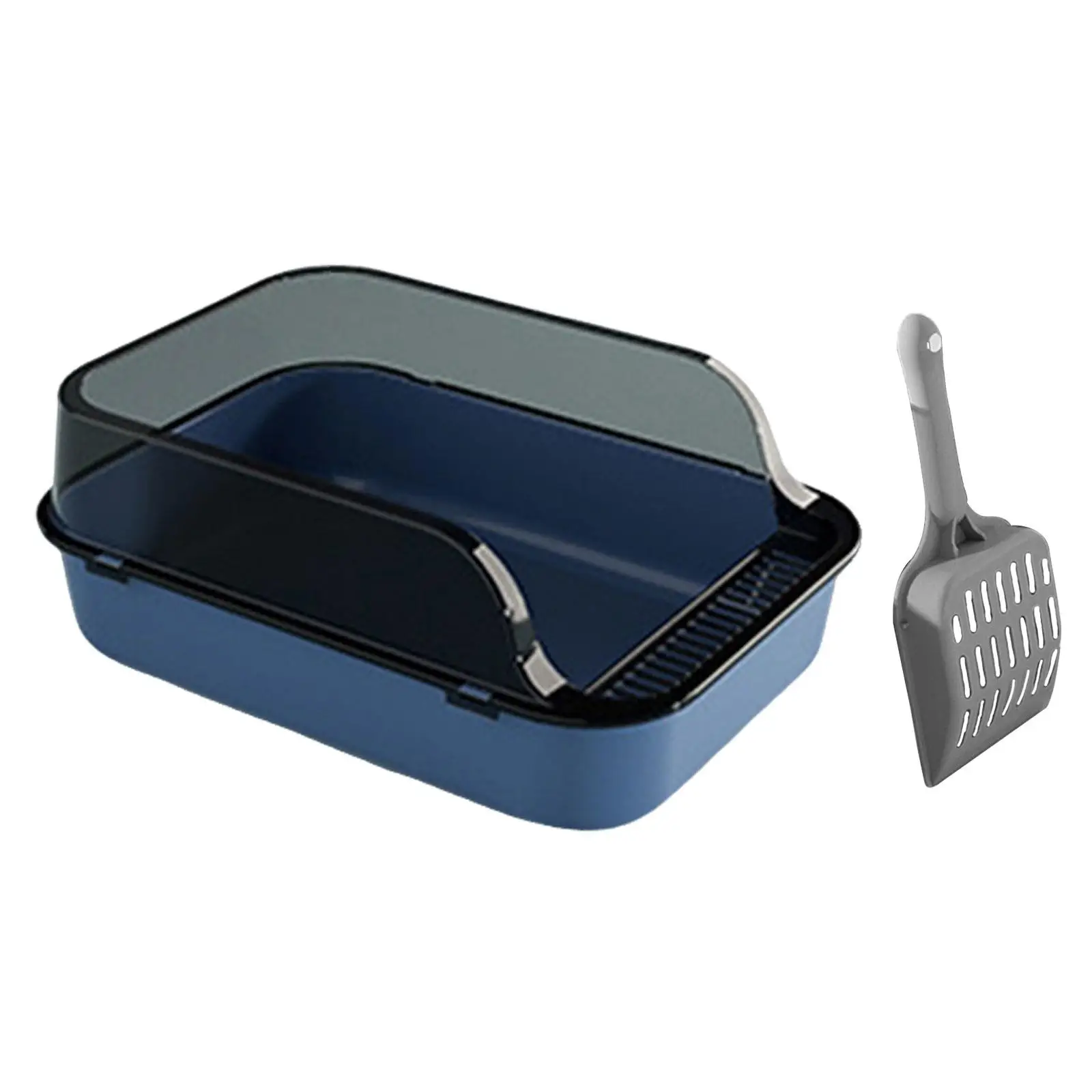 Portable Cat Litter Box with Detachable Design for Simple Cleaning