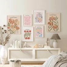 Morandi – affiches et imprimés nordiques de plantes et fleurs, peinture sur toile de marché floral, images d'art murales pour salon, décor de salle d'étude