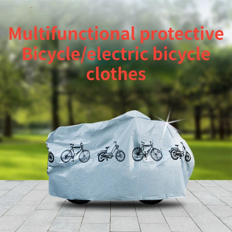

1pcs Bicycle Cover Clothing Bicycle Cover Anti-Gray Cover Electric Car Motorcycle Rain Cover Dustproof Cycling Fitting Equipment