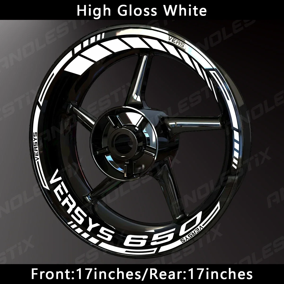 Рисунок 2 - Светоотражающая наклейка AnoleStix на колеса мотоцикла