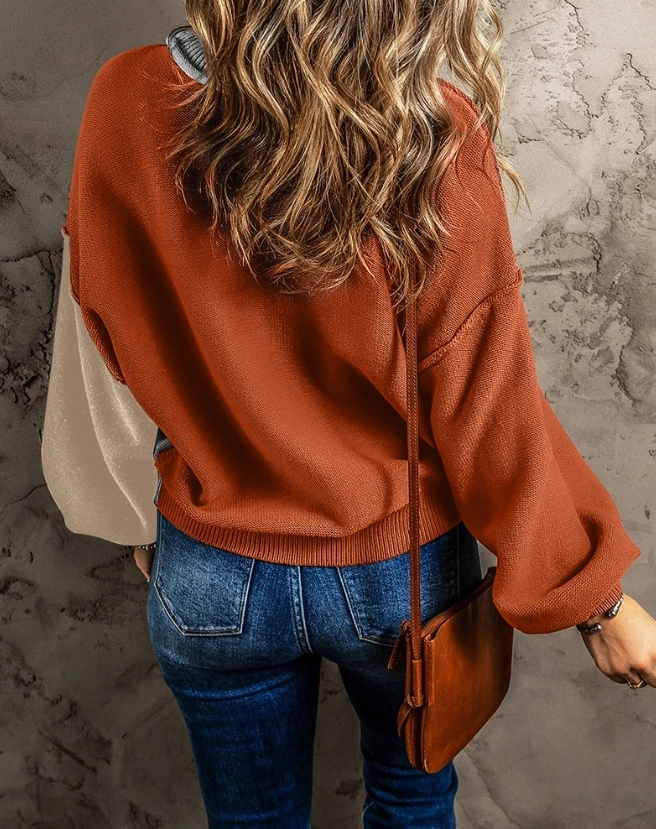 Рисунок 3 - Свитер женский трикотажный с рукавами-фонариками