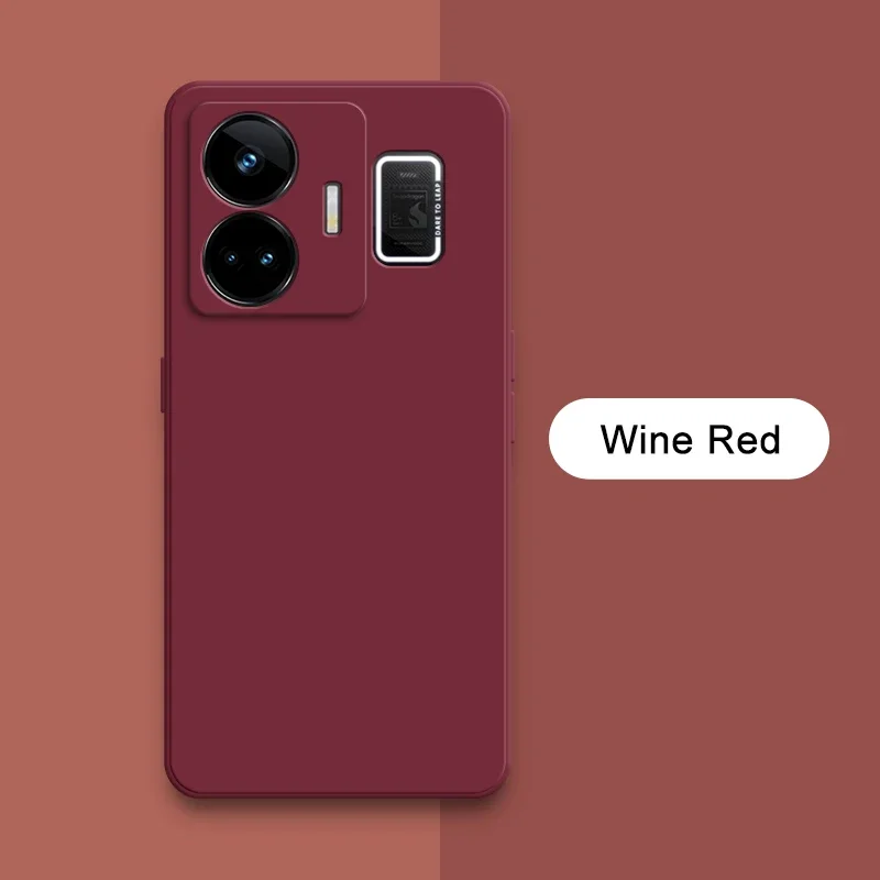 Enhanced Liquid Square Phone Case - Soft Silicone 360° Shockproof Lens Protective Cover