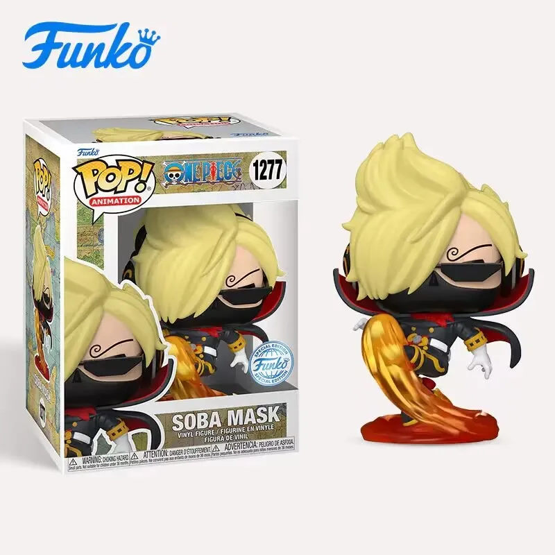 Funko Pop Animation One Piece Soba Mask #1277 Vinyl Figure Dolls Action Figure Toys Bambole Da Collezione Regali