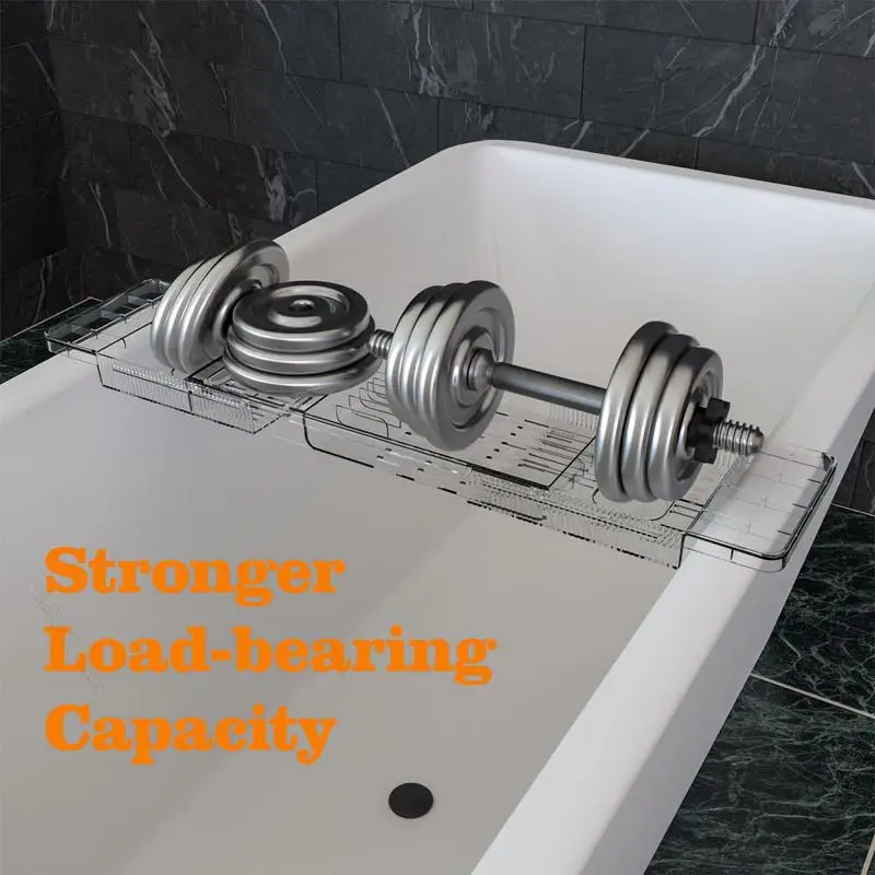 Bathtub Storage Rack Bathtub Trays For Tub Bathtub Tray Caddy For Bath Bath Shelf Over Tub Adjustable Tray Accessories Home Spa