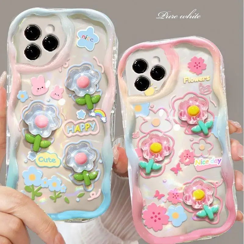 Yoedge Custodia IPhone 15 Pro Con Catena Natalizia - Silicone Morbido Antiurto Con Babbo Natale E Alce 3D - Regalo Di Natale