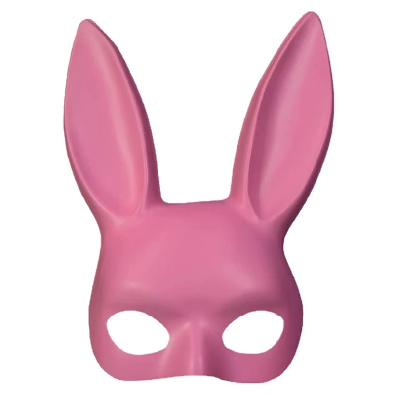 Mysterious Bunny Mask Black Rabbit Mask For Women's Masquerade