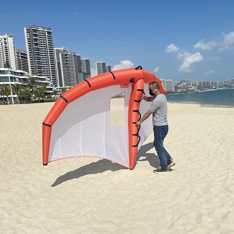 

Inflatable Surfing Kite Wingfoiling Sail Kitesurf Windsurf Ski Skate SUP Paddle Board Wing Foil