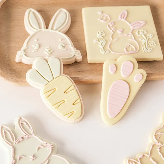 1 Lapin Moule En Plastique Fondant Emporte-Pièce Lapin Biscuit Moule ！ 