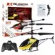 Remote Control Helicopter 2-Channel Remote Control Aircraft Aircraft Charging Luminescent Mini Aircraft Model Toy Birthday Gift - Yellow