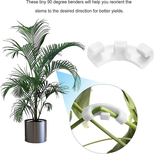 5/15 Pcs Növényi Hajlító Klip Rögzítő Clip Kertészeti 90/360 Fokos Kertészkedés 90 - Image 4