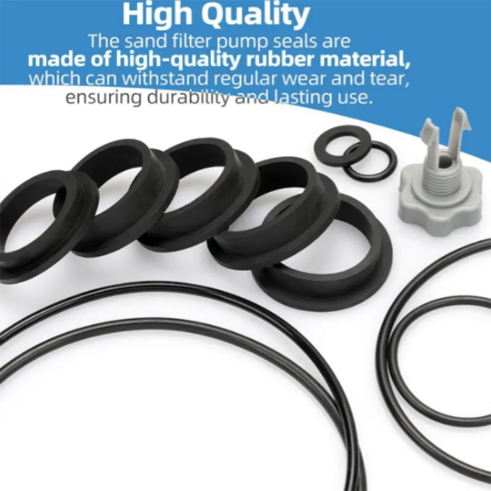 25013 Sand Filter Pump Seal Gasket Parts Replacement Repair Set Air Release Valve & O-Rings for Intex Sand Filter Pump