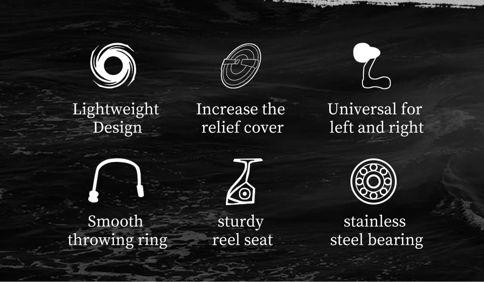 Description Picture 5 of itemLINNHUE Fishing Reel 1000-7000 Metal Ball Grip 8kg 5.2:1 Gear Ratio High Speed Spinning Reel Carp Fishing Reels For Saltwater