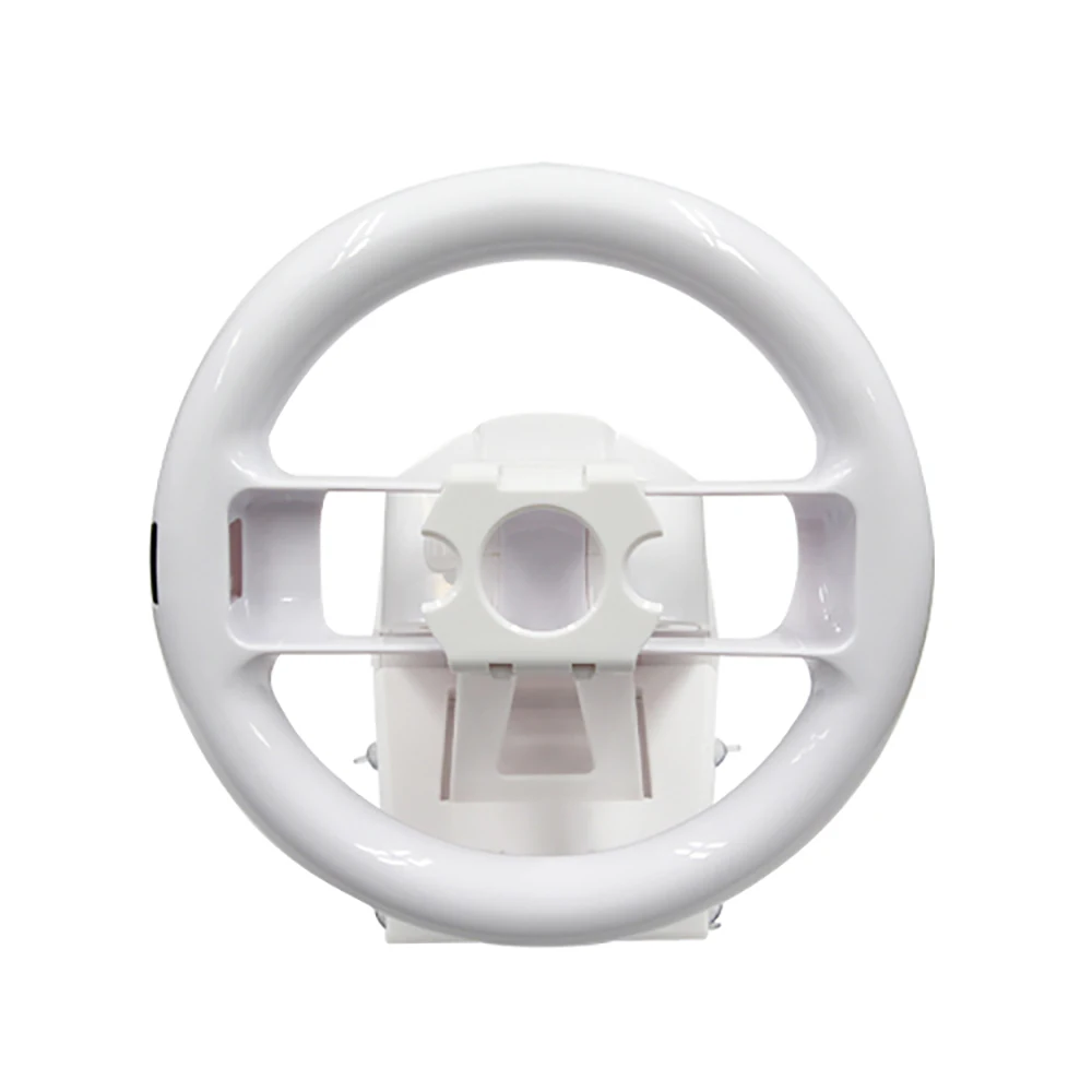 OSTENT Multi-angle Racing Game Steering Wheel Stand Steer Wheel Holder Mount for Nintendo Wii Controller with 4 Suction Cups