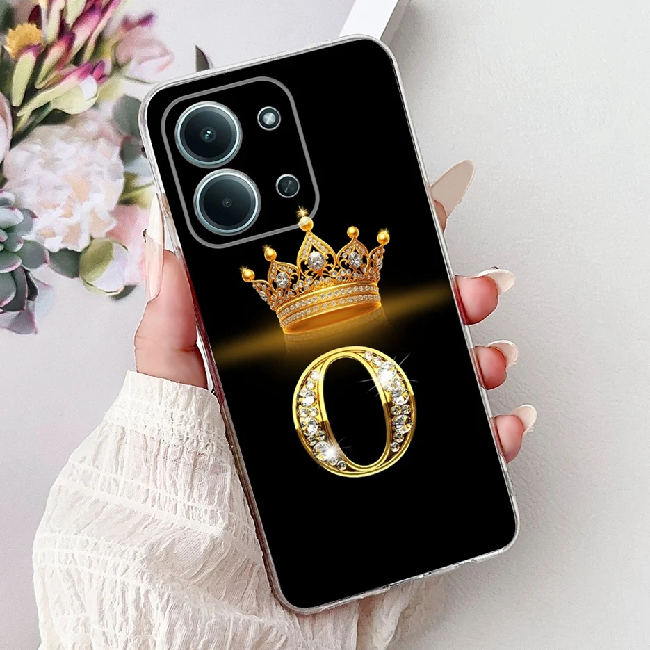 Luxury Letter Design Slim Phone Case - Soft Back Cover Coque