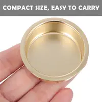 4pcs Holder Iron Cups Aromatherapy Making Cup Metal Tins Wedding Centerpieces Container Tealight Base 41x41x17MM 3