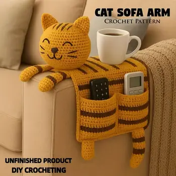 Cat Sofa Armrest Crochet Kit 1