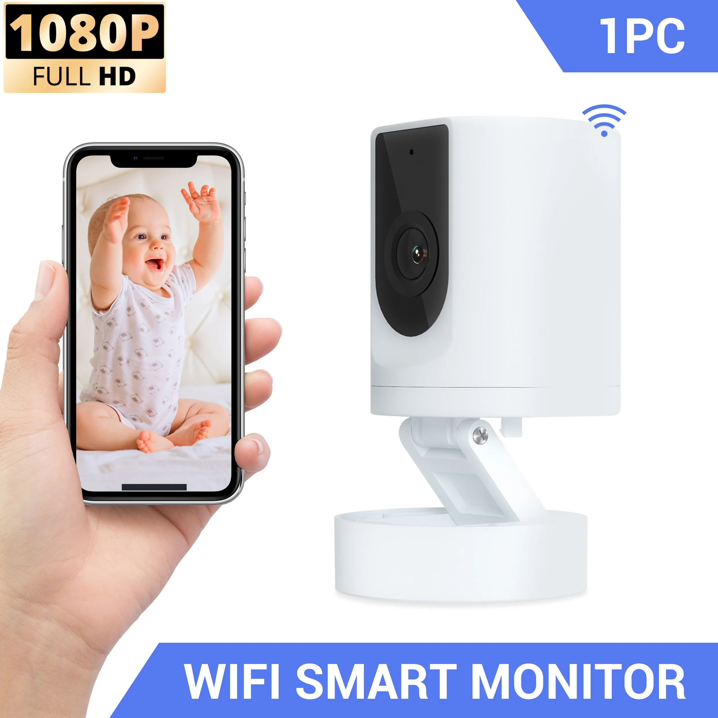 Pet Camera ,Security Camera Indoor,Pet Camera with Phone App, ,Security Camera Indoor,Foldable Baby Camera for Home Security 1
