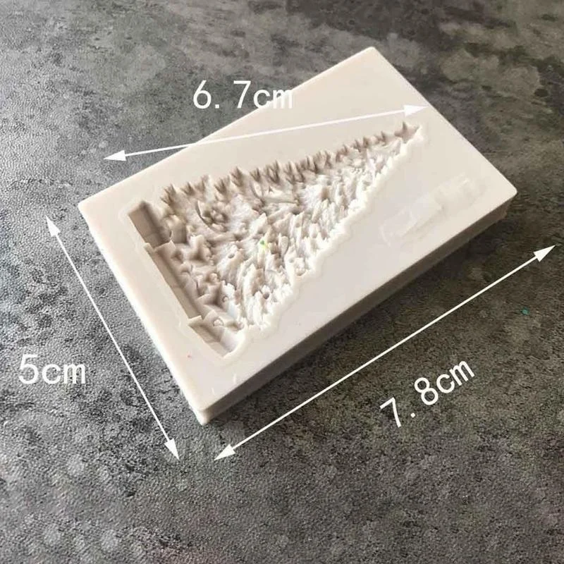 New Christmas Tree Shaped Silicone Mold Cake Decoration Fondant Biscuit Tool 3D Diy Baking Suitable Household Kitchen Tools