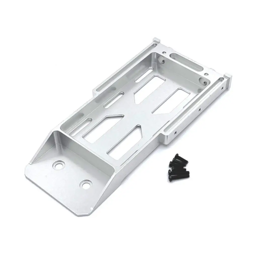 

RCGOFOLLOW 1, 12 дюймов, алюминиевый сплав, фотоэлемент, крепление на батарею, сиденье, крепление на батарею Rc для MN MN128 MN86 G500, деталь для радиоуправляемого автомобиля, серебристый