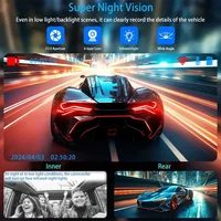 3Camera Dash Cam For Car Camera 1080P Video Recorder WIFI Car DVR 2lens Front Rear View Camera Night Vision Car Accessories - Image 2