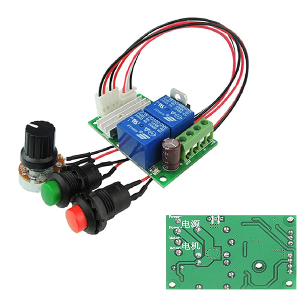 DC6V24VPWMDCMotorSpeedControllerForwardandReverseSwitch