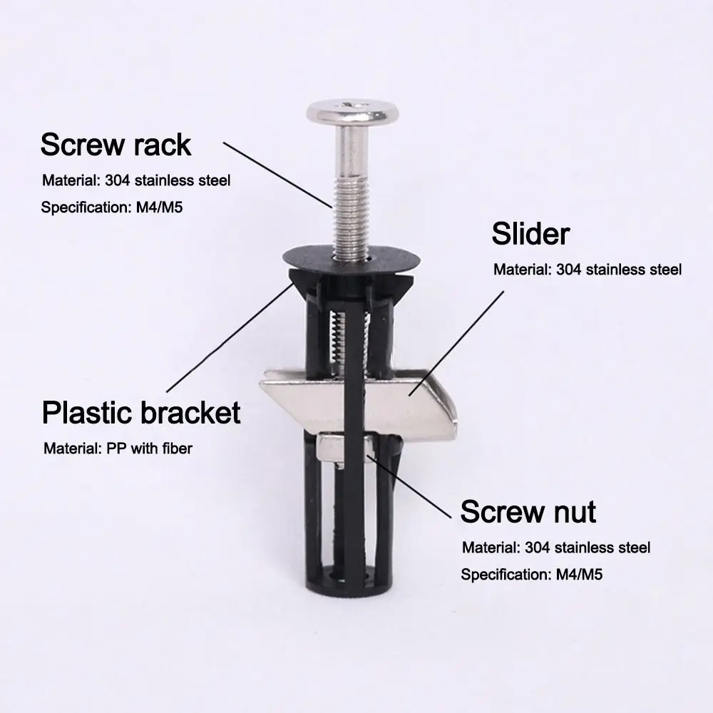 2Pcs Heavy Duty Toilet Seat Fastener Bolt Kit Universal Toilet Seat Bolts Stainless Steel Toilet Seat Screws Replacement Kit