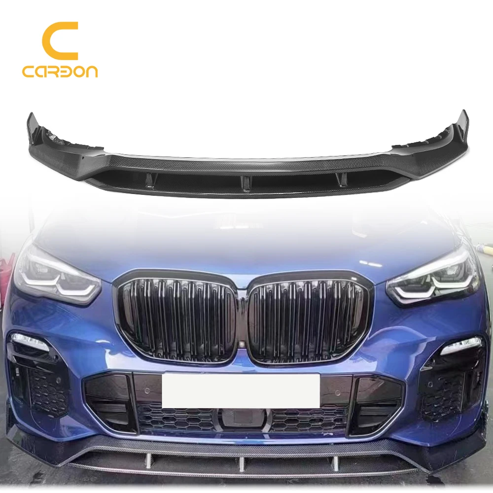 

Разветвитель для переднего бампера BMW X5 G05 из углеродного волокна в спортивном стиле