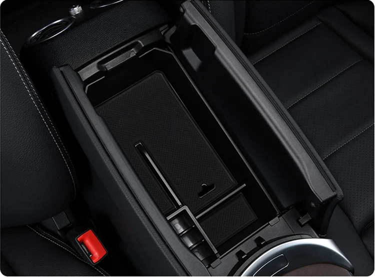 

Автомобильный подлокотник, центральный ящик для хранения для Mercedes Benz C Class W204 W205 2008-2020, интерьерные аксессуары для GLC Class 16-20