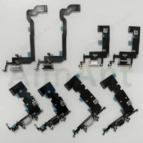 AiinAnt USB Port Charger Dock Connector Mic Charging Flex Cable For iPhone 7 8 Plus Xs Max X XR Dock Charging Flex - Image 4