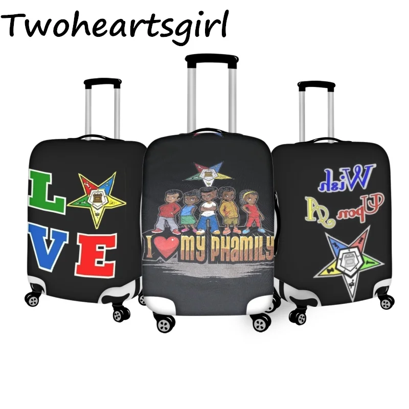 

Twoheartsgirl Luggage Cover for 18''-32'' Inch Order of The Eastern Star Travel Trolley Case Protective Covers Basic Accessories