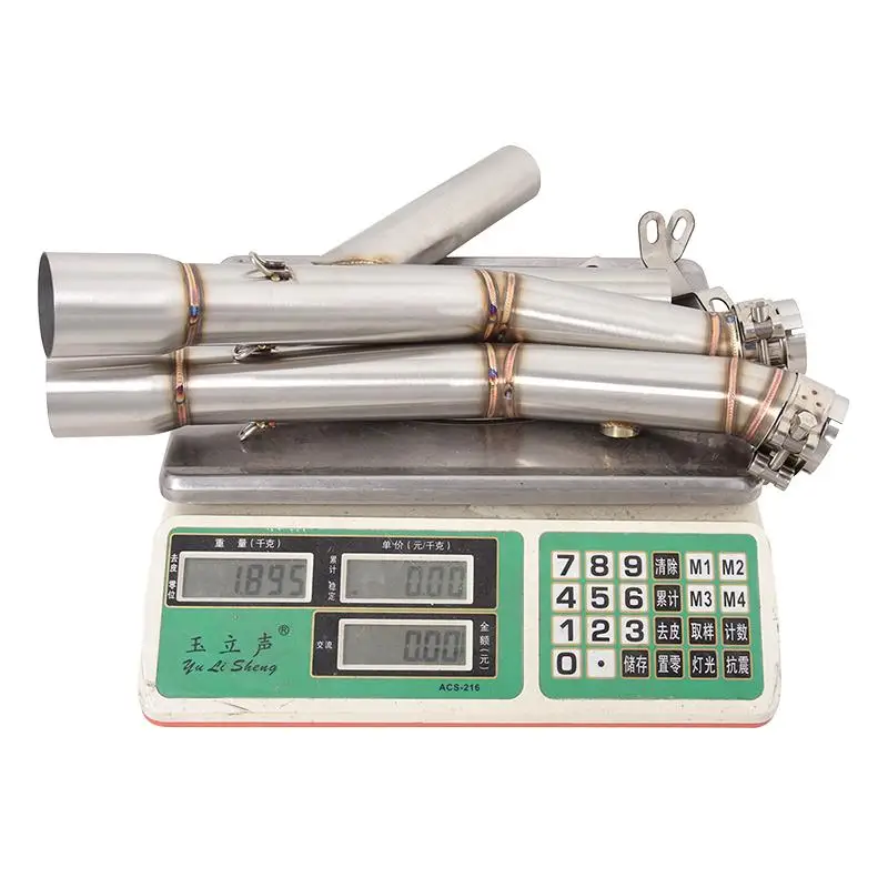 Exhaust Pipe For BMW G310R G310GS 2017-2022 Motorcycle Escape Muffler Front Pipe Steel Header High Double Row Connect Tube - Image 5