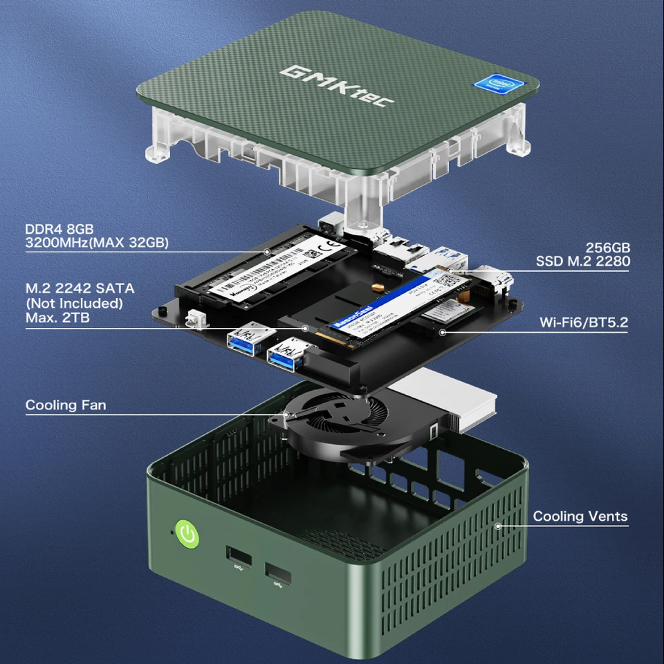 シトロエン　GMKtec Nucbox G3 N100 8GB+256GB NucBox G3--Most Cost-Effective Mini PC With Intel N100 Processor