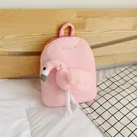 Toddler Backpack Zoo Animals Backpacks Cute Plush Bag Cartoon Preschool Book Bag for Girls Boys with Stuffed Toy 4