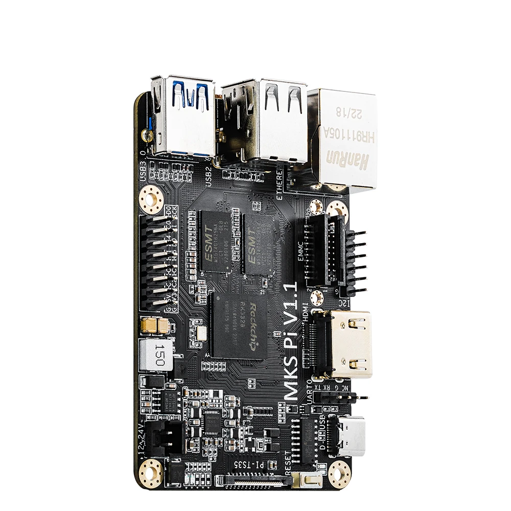 Makerbase-mks pi Board com Quad-core 64bits Soc Onboard Executa Klipper e Klipperscreen para Voron vs Raspberry pi Raspi Rpi - Imagem 4
